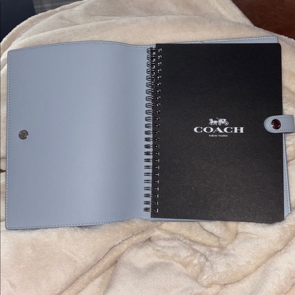 Ice blue Coach Notebook - Picture 3 of 3